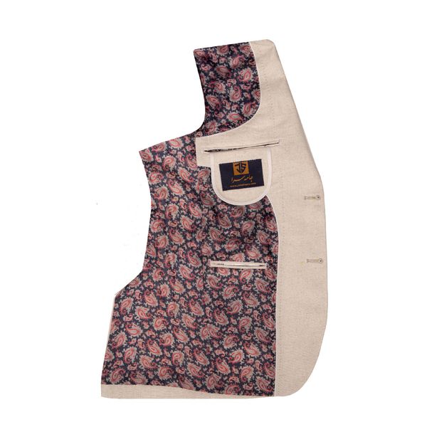 کت تک لینن کرم مردانه 1817