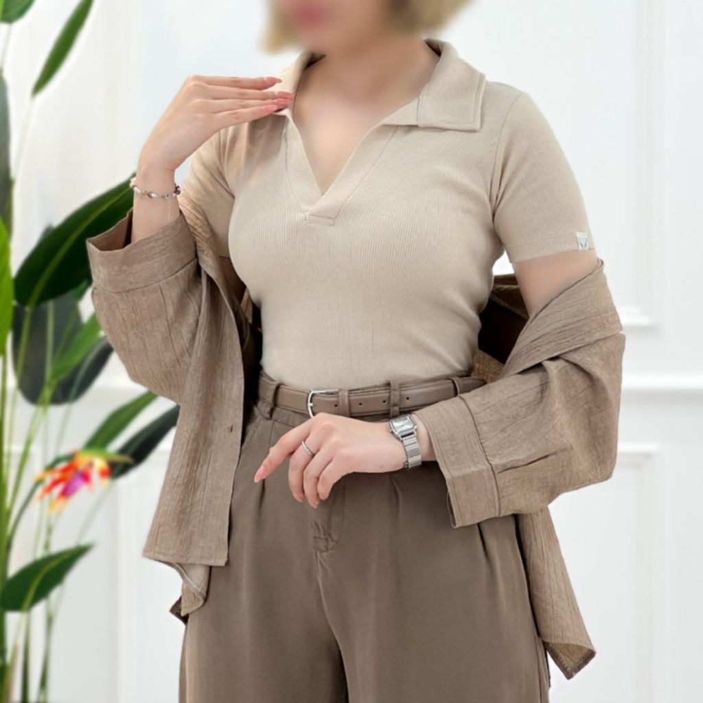 قیمت ارزان تیشرت یقه شکاری پارسی