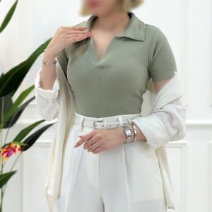 قیمت ارزان تیشرت یقه شکاری پارسی