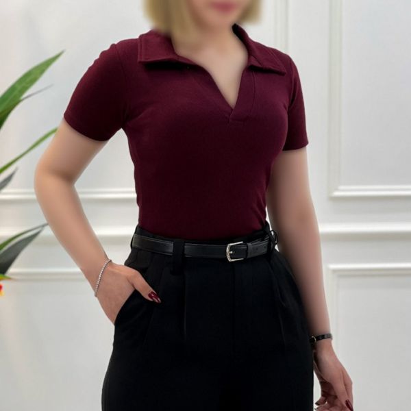 تیشرت یقه شکاری پارسی