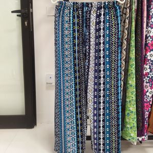 شلوار نخی طرحدار زنانه sh23e