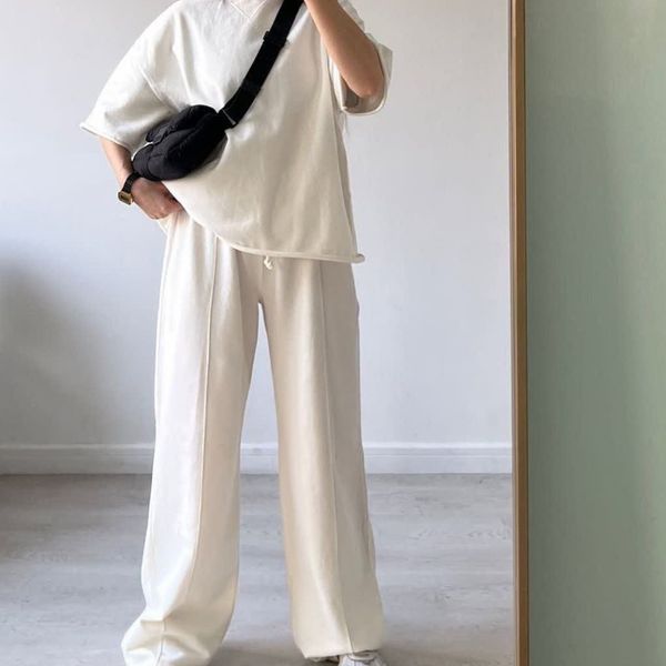 ست تیشرت شلوار بگ بیسیک