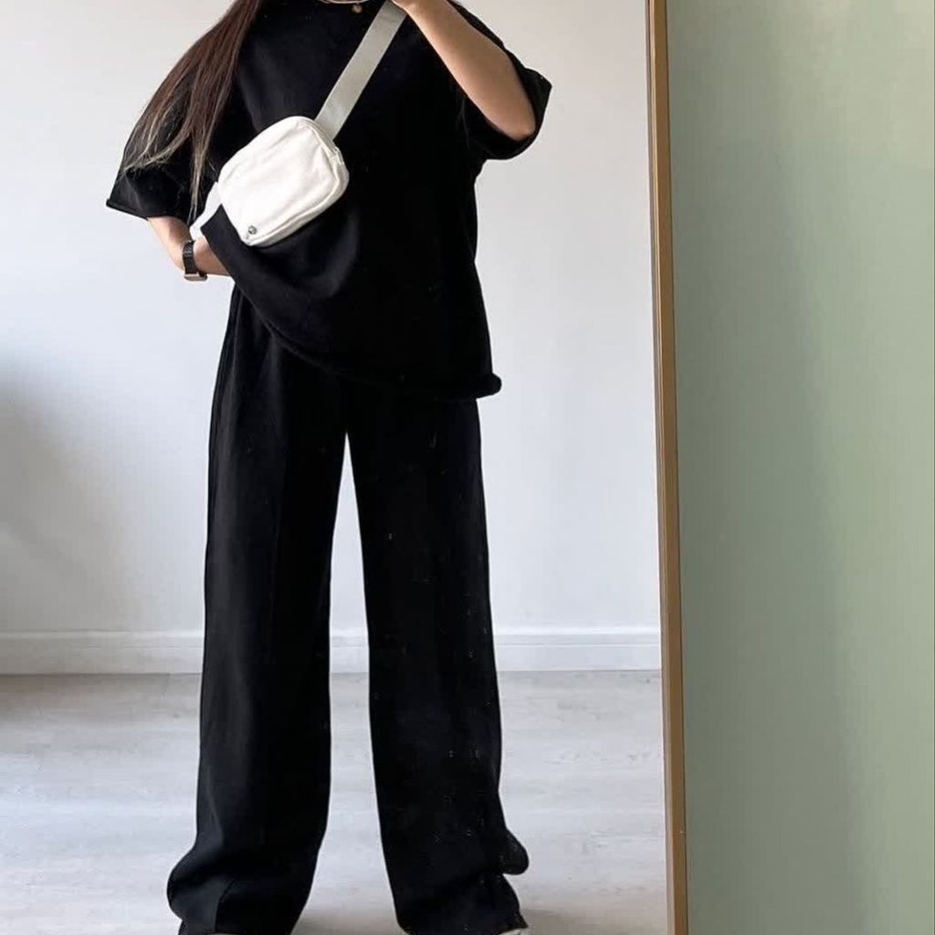 خرید اینترنتی ست تیشرت شلوار بگ بیسیک