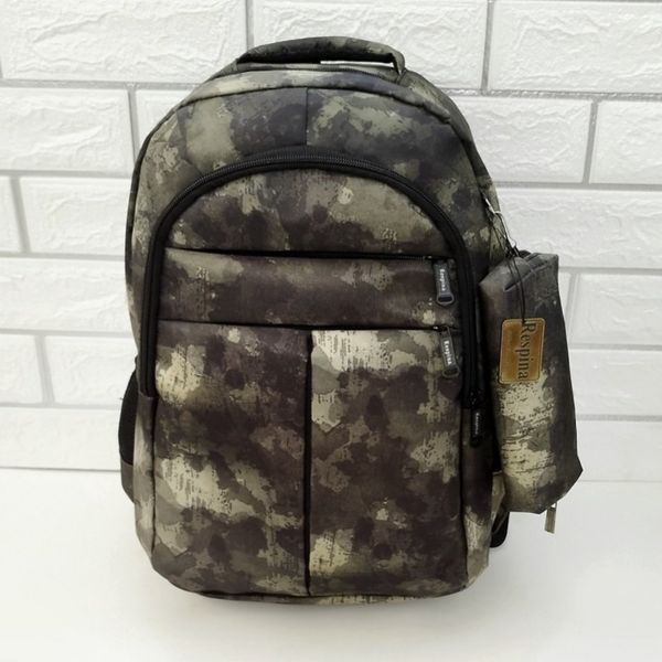 کیف مدرسه رسپینا مدل استتار به همراه جامدادی