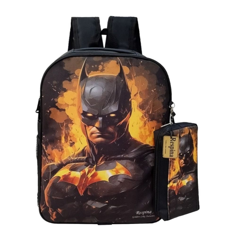 قیمت ارزان کیف مدرسه ای رسپینا مدل بتمن batman به همراه جامدادی