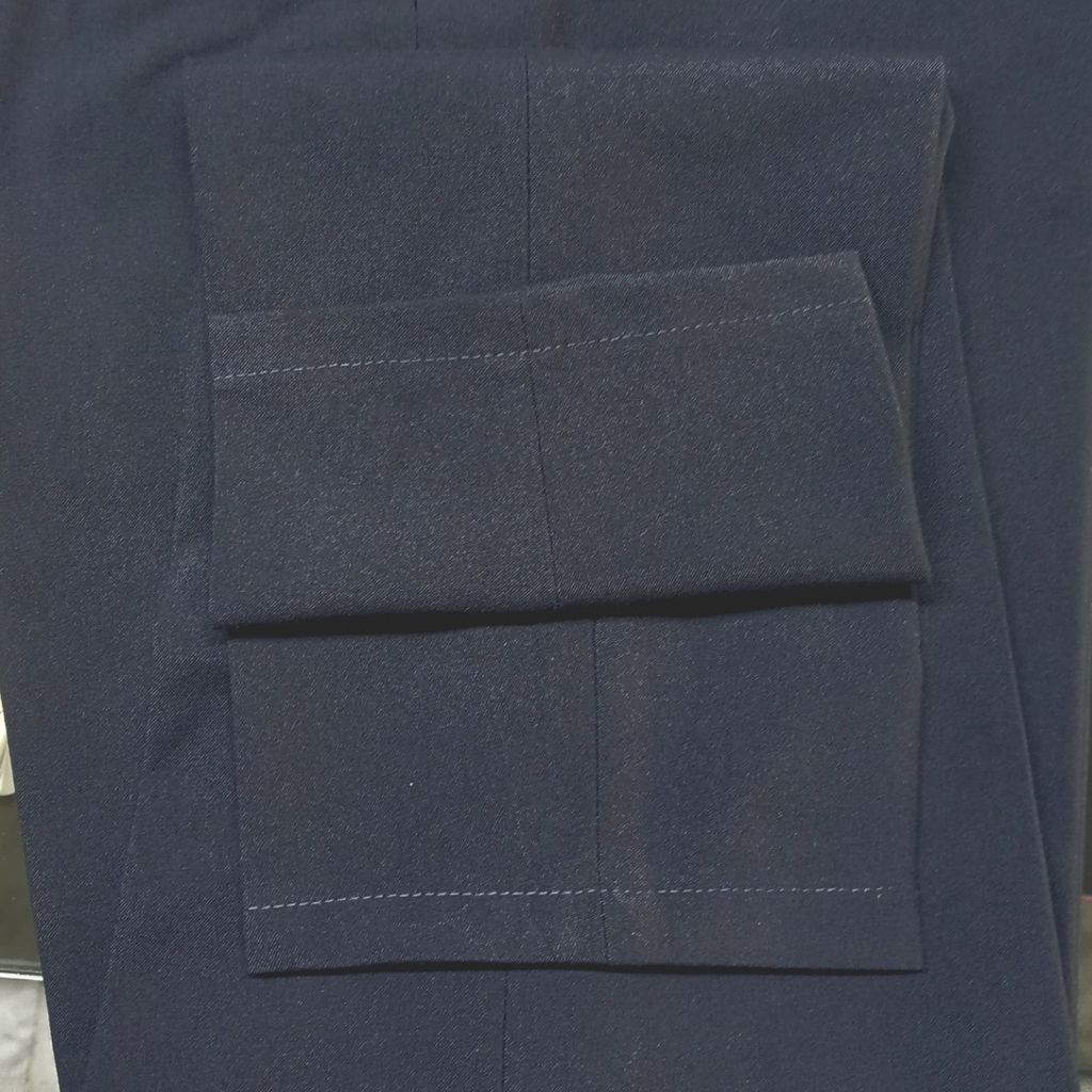 خرید انلاین شلوار مردانه پارچه ای کشی مام فیت پیله دار