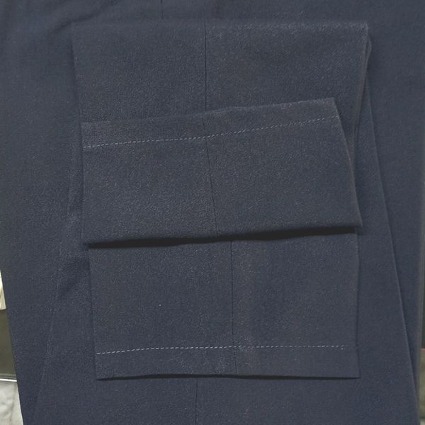 شلوار مردانه پارچه ای کشی مام فیت پیله دار