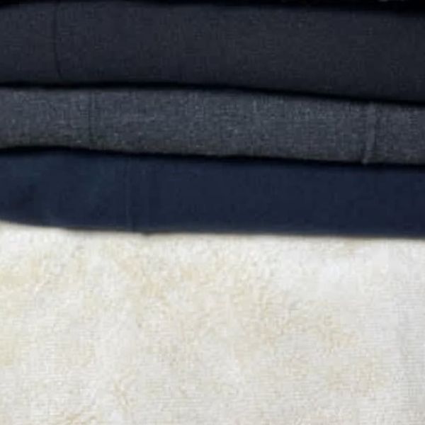 شلوار مردانه پارچه ای کشی مام فیت پیله دار