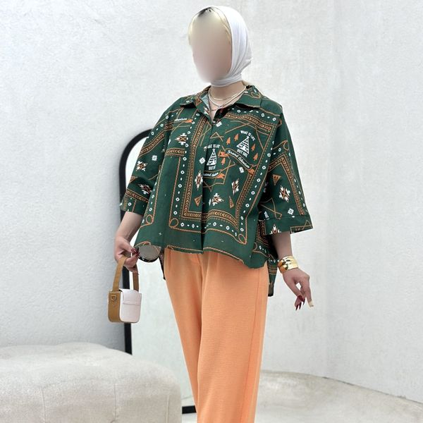 شومیز پانچ طرح سرخ پوستی بانک