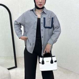 خرید آنلاین شومیز لینن جیب خرجکار بانک