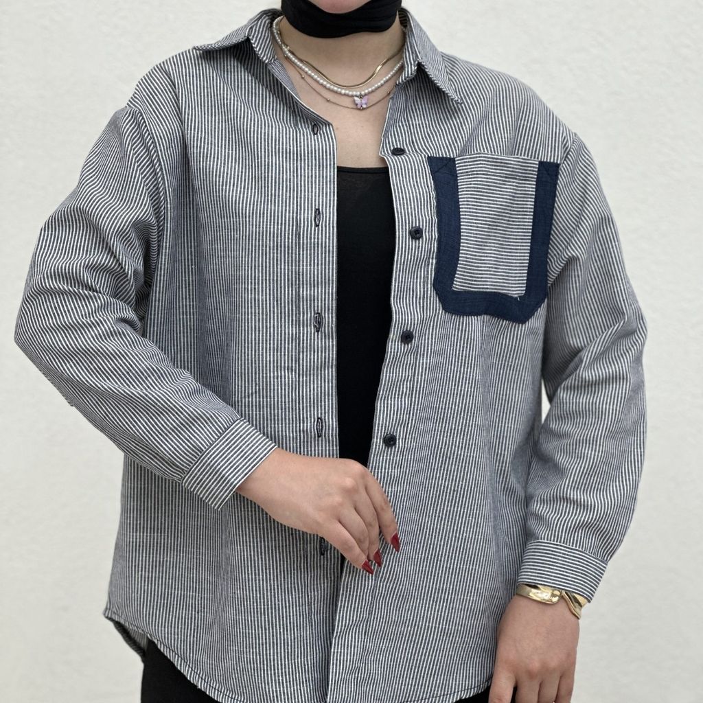 قیمت شومیز لینن جیب خرجکار بانک