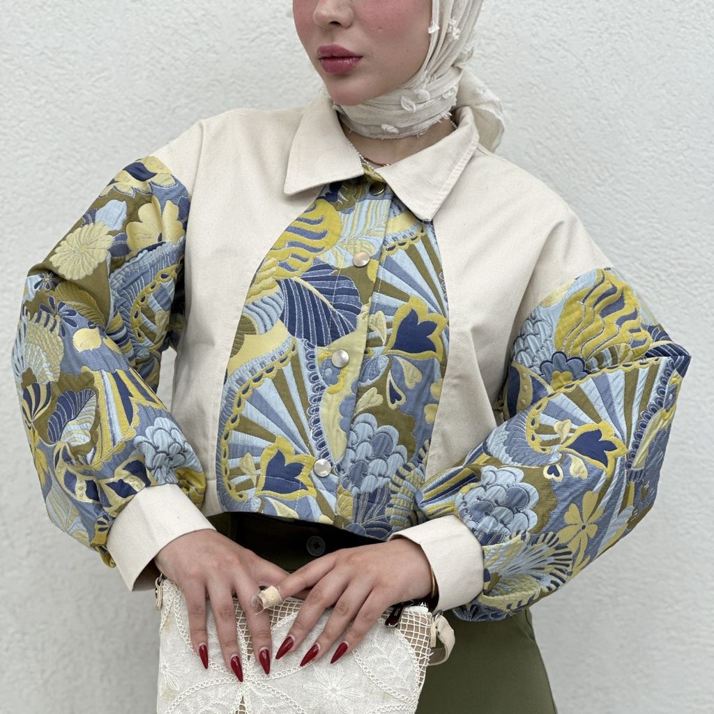 مشخصات کت آستین پفکی T بانک