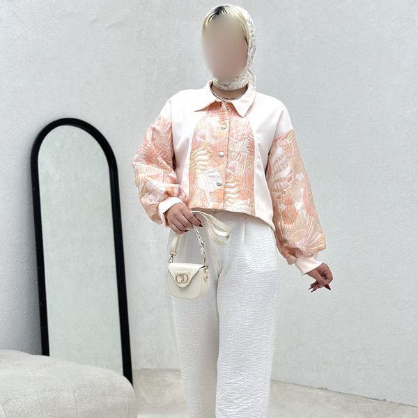 کت آستین پفکی T بانک