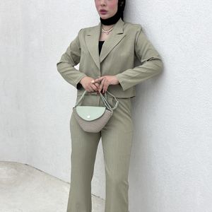 ست دوتیکه کت و شلوار تک دکمه راه راه بانک