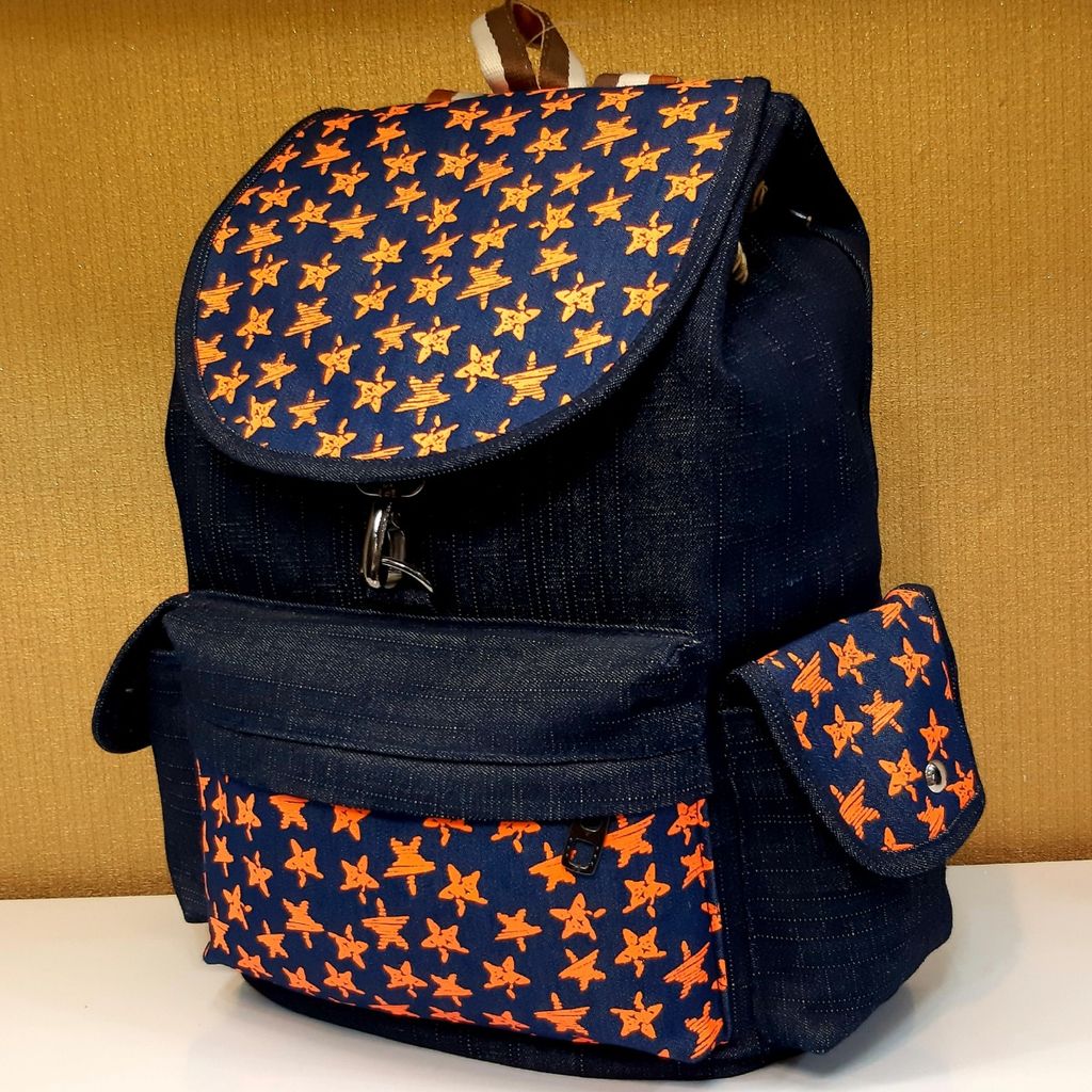 قیمت ارزان کوله پشتی جین ستاره