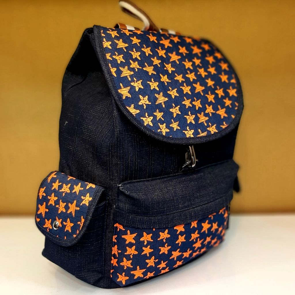 خرید اینترنتی کوله پشتی جین ستاره