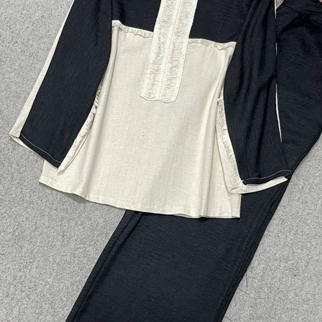 فروش اینترنتی ست تونیک‌ شلوار ریش دار