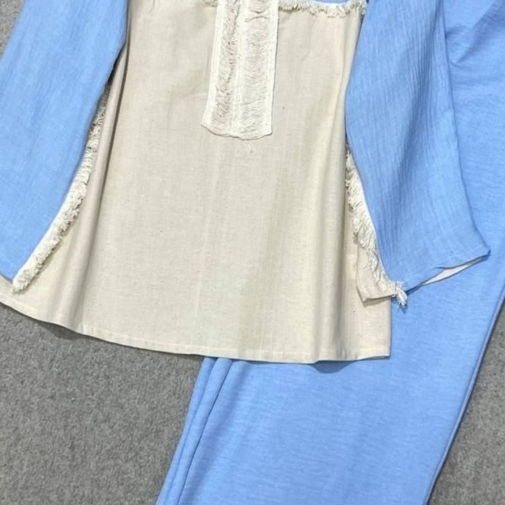 قیمت ست تونیک‌ شلوار ریش دار