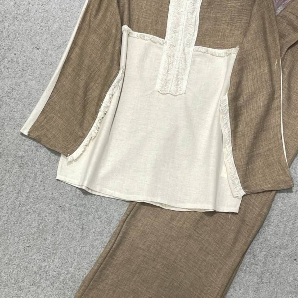 فروش اینترنتی ست تونیک‌ شلوار ریش دار