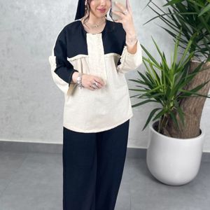 ست تونیک‌ شلوار ریش دار