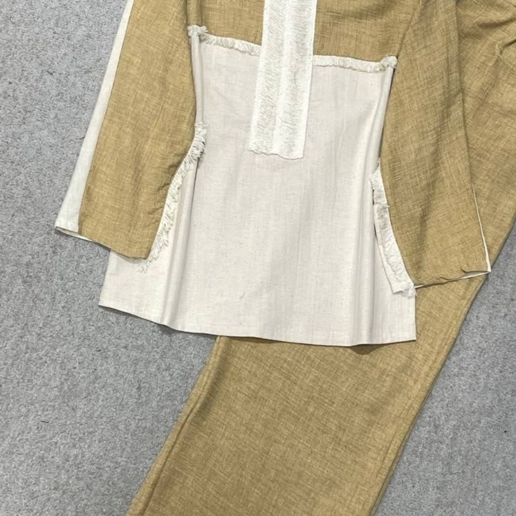 قیمت ارزان ست تونیک‌ شلوار ریش دار