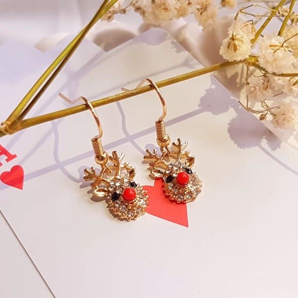 گوشواره گوزن طرح کریسمس - Gosh - 033