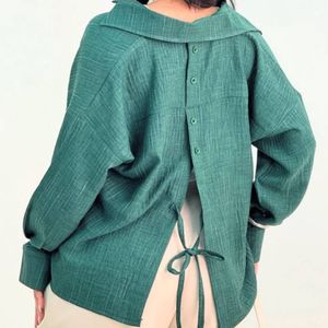 خرید انلاین شومیز پشت گره لوکس