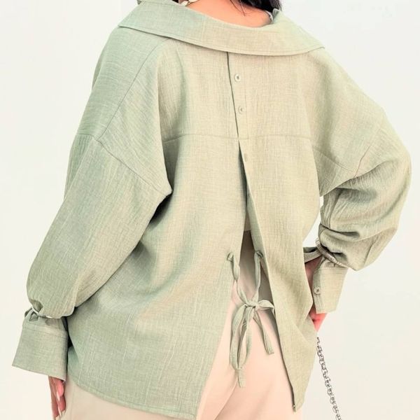 شومیز پشت گره لوکس