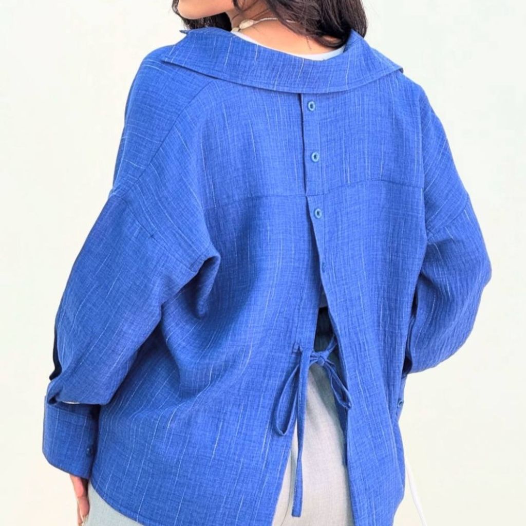 خرید آنلاین شومیز پشت گره لوکس