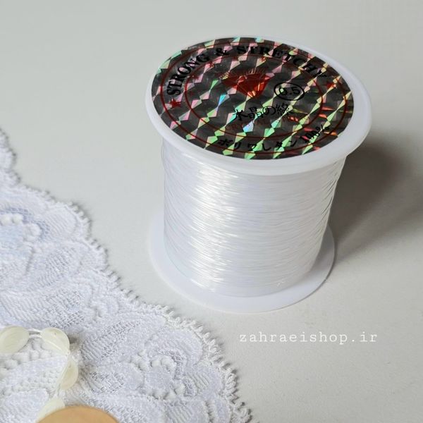 نخ نامریی جواهر دوزی 5 میل