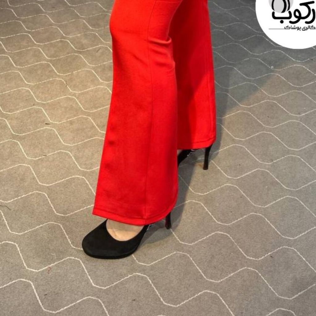خرید آنلاین شلوار پارچه ای بوتکات رنگ قرمز