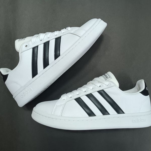 کتونی مردانه آدیداس گرندکورت adidas grand court سفید کیفیت بالا