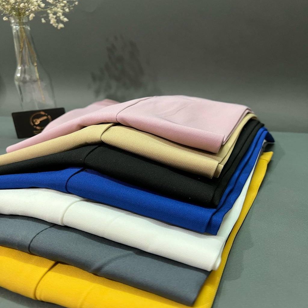 خرید اینترنتی قیمت شلوار زنانه کرپ مازراتی بالا گشاد کد 360