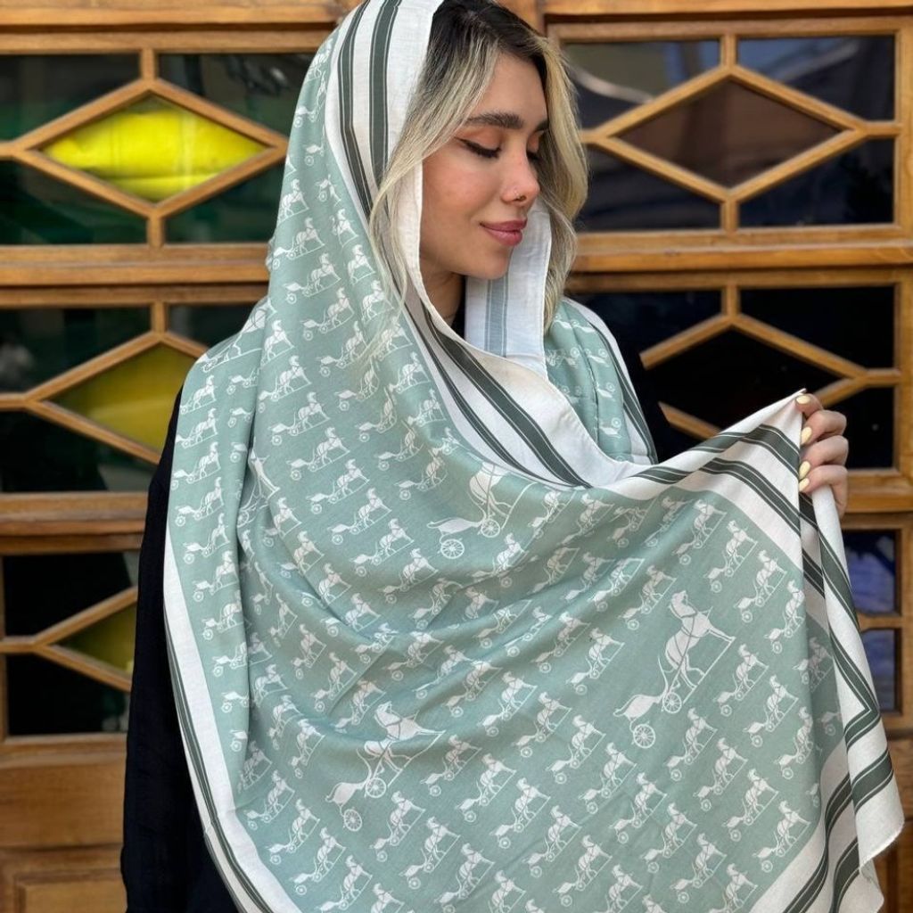 خرید انلاین شال هرمس تابستانه نخی