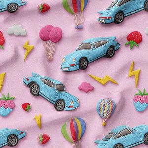 پارچه مخمل روبالشی پارچه باما طرح سه بعدی کاکتوس کد 5014134