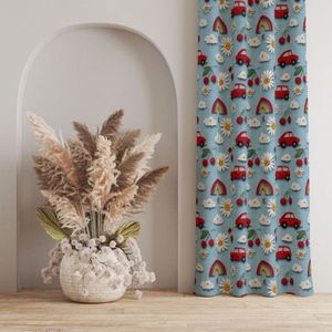 مشخصات پارچه مخمل روبالشی پارچه باما طرح سه بعدی ماشین کارتونی کد 5014148