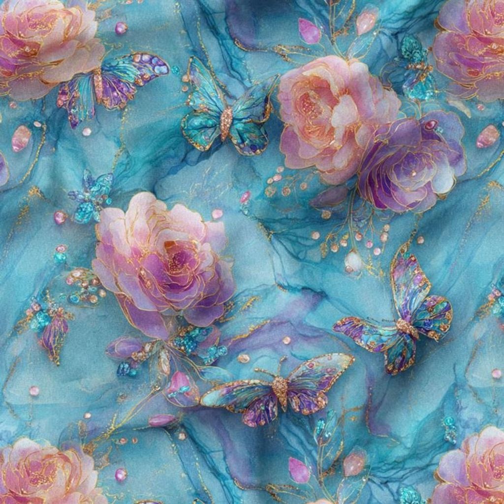 مشخصات پارچه مخمل کوسن مبل پارچه باما طرح سه بعدی گل آبرنگی کد 5014173