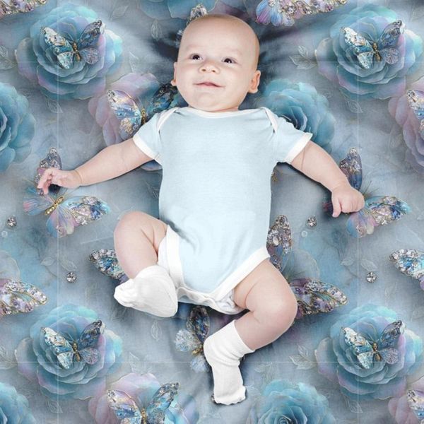 پارچه مخمل کوسن مبل پارچه باما طرح سه بعدی گل آبرنگی کد 5014174