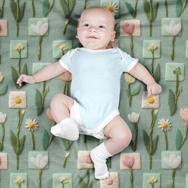 پارچه مخمل روتختی یک نفره  پارچه باما طرح سه بعدی گل ناز کد 5014202