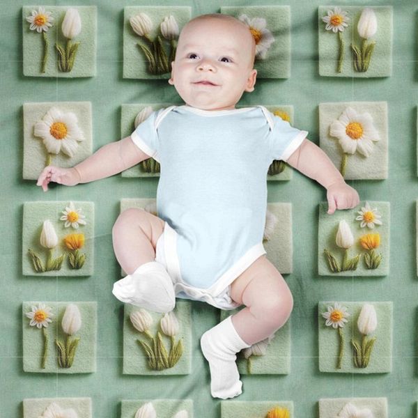 پارچه مخمل روتختی یک نفره  پارچه باما طرح سه بعدی گل  کد 5014203