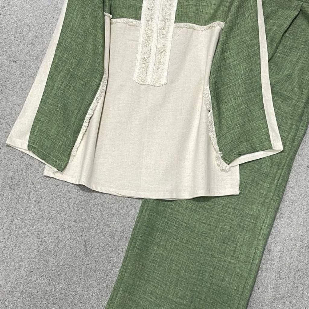 فروش اینترنتی ست تونیک شلوار ریش دار