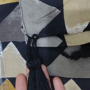 قیمت شال نخی بهاره منگوله دار شیک مثلثی