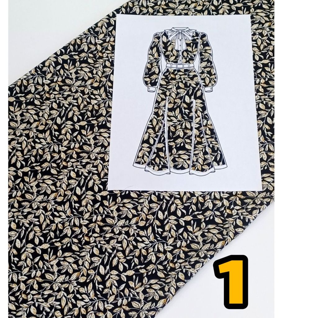 قیمت پارچه کرپ الیزه طرحدار 3