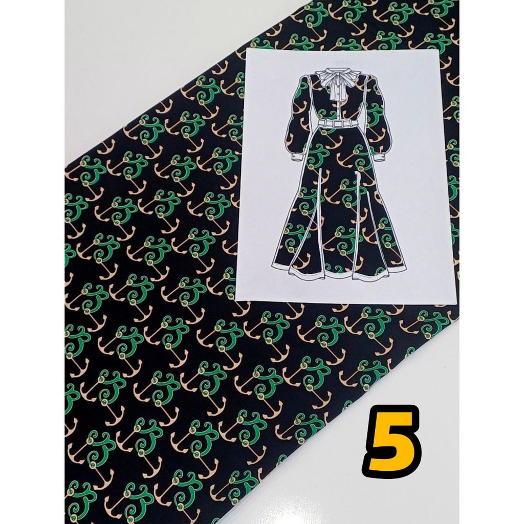 خرید اینترنتی پارچه کرپ الیزه طرحدار 3