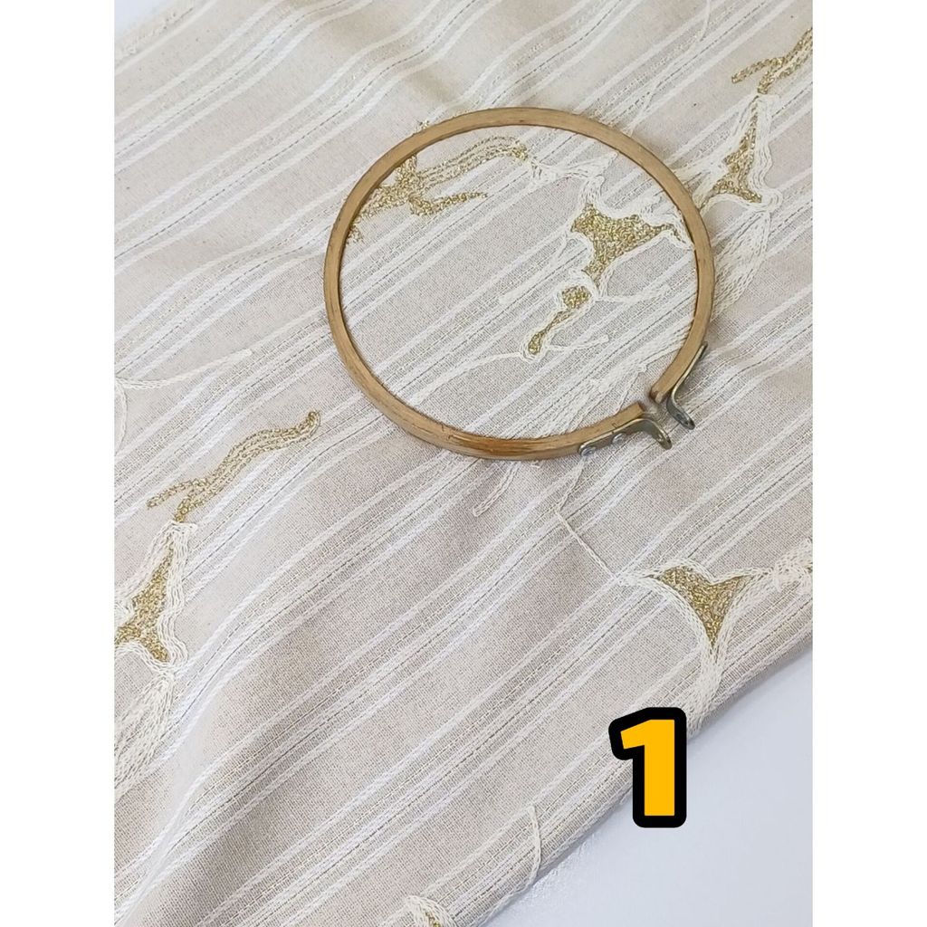 خرید انلاین پارچه لینن نچرال طرحدار