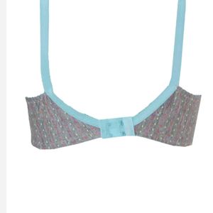 خرید اینترنتی سوتین نخ ملانژ  دولایه خال خالی حراج