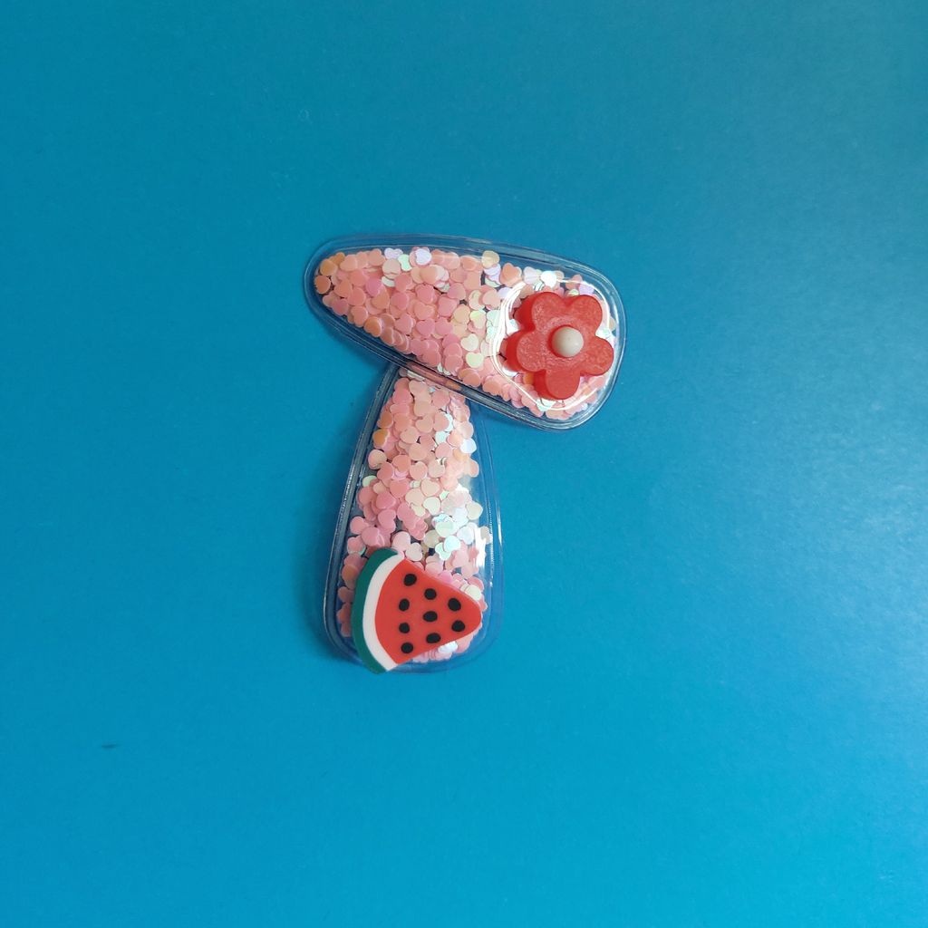 خرید انلاین گیره دخترانه طرح اکواریمی وارداتی (1 عددی)