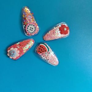 گیره دخترانه طرح اکواریمی وارداتی (1 عددی)