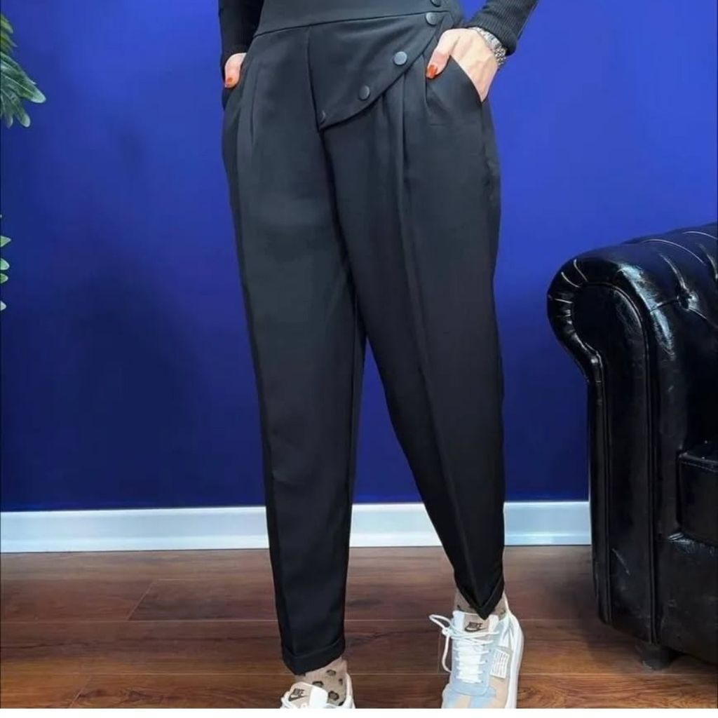 خرید اینترنتی شلوار مام کلاسیک دمپا پاکتی