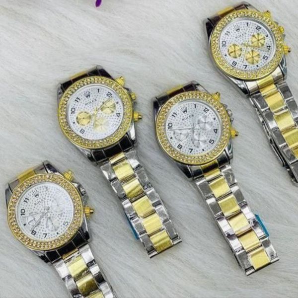 ساعت  زنانه و مردانه رولکس نگین‌دار ROLEX